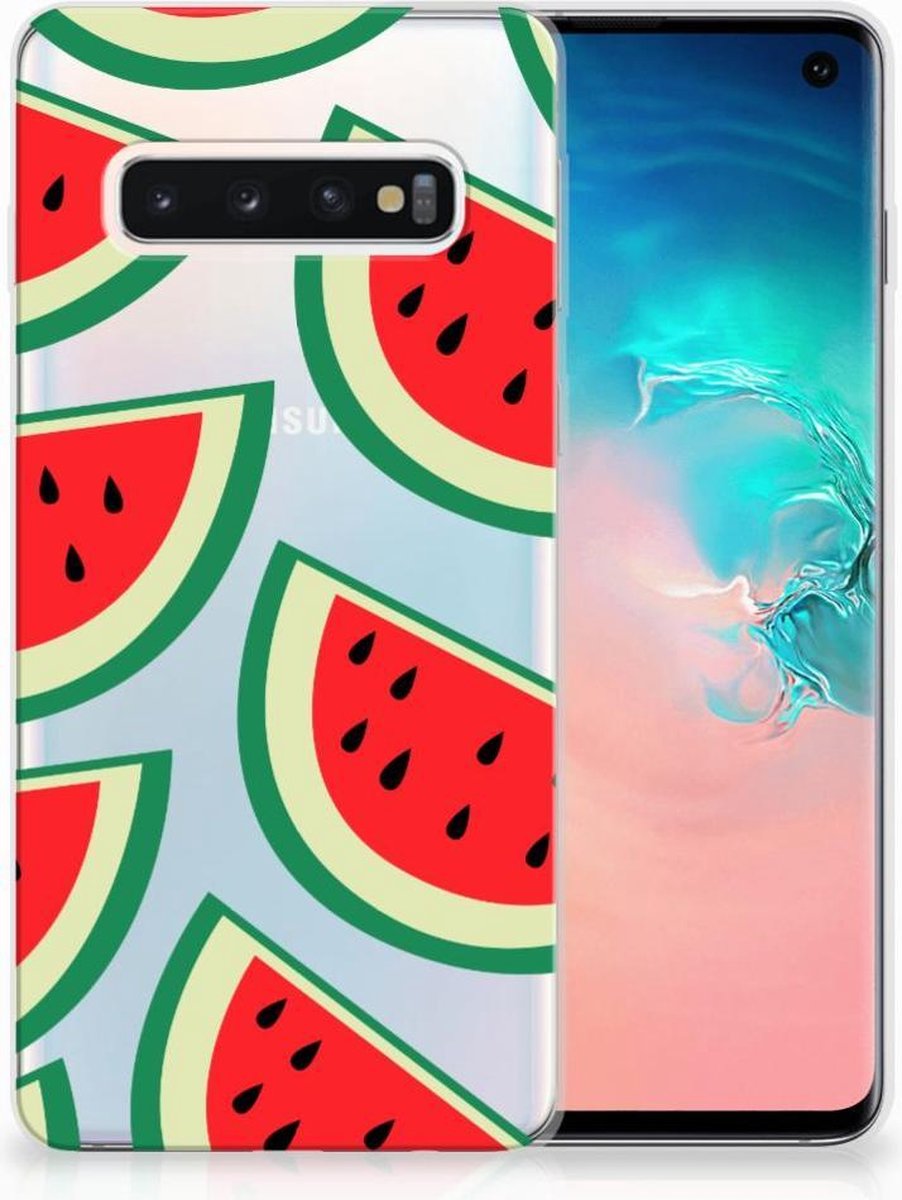 Samsung Galaxy S10 Siliconen Case Watermelons