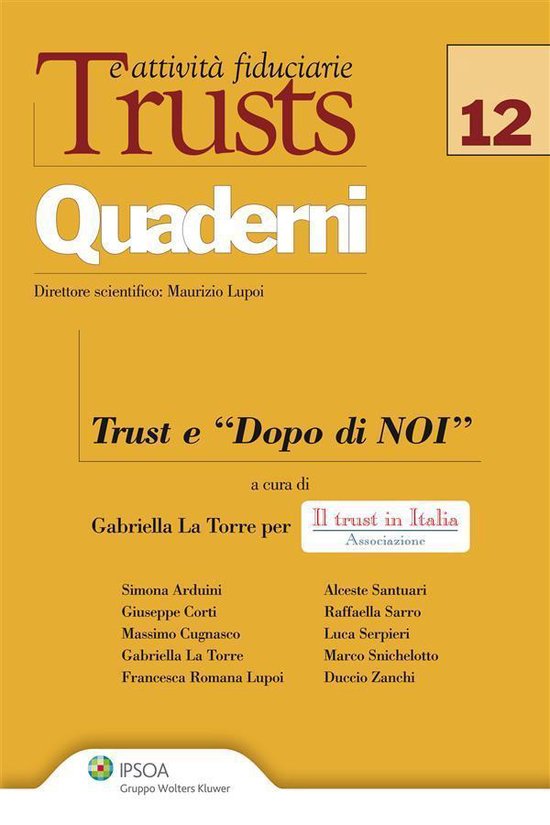 Trusts e attività fiduciarie - cover