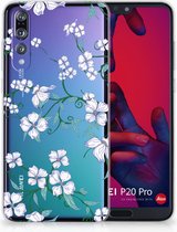 Huawei P20 Pro Uniek TPU Hoesje Blossom White