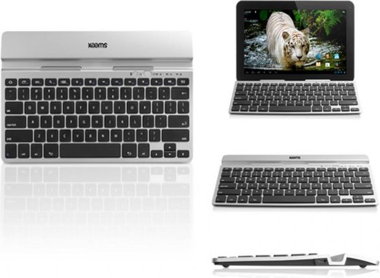 Bluetooth Toetsenbord / Keyboard met stand voor Hema H8, oplaadbaar, zwart  , merk... | bol.com