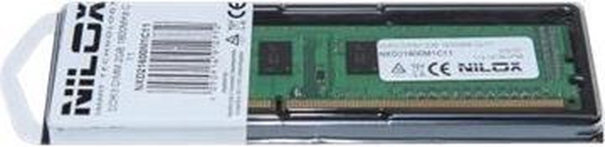 Nilox 4GB DDR3 DIMM geheugenmodule 1 x 4 GB