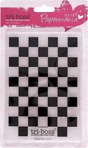 UNIVERSAL TRI-BOSS FOLDER (A6) - CHEQUERED