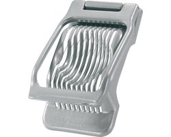 Westmark Eisnijder voor ronde en ovale plakjes, individueel gespannen roestvrijstalen snijdragen, aluminium/roestvrij staal, Duplex, grijs, 10202260