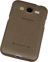 Samsung Galaxy Core Prime G360 TPU Hoesje Transparant Grijs – Back Case Bumper Hoes Cover
