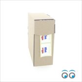 Geslaagd etiketten (33 x 25 mm - doos van 500 stuks)