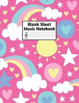 Blank Sheet Music Notebook