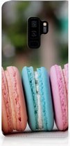 Geschikt voor Samsung Galaxy S9 Plus Standcase Hoesje Design Macarons