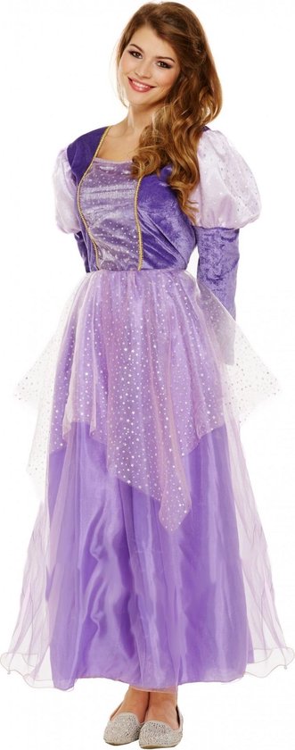 VOLWASSENEN DAMES Prinsessenjurk Rapunzel Kostuum | Lange Prinsessen Jurk |  Kleur:... | bol.com