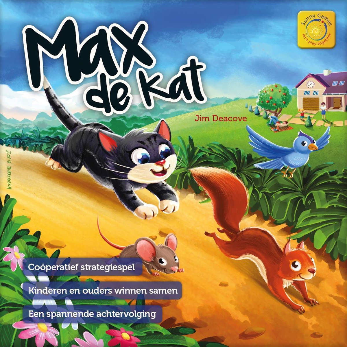 te binden dauw gemakkelijk te kwetsen Sunny Games - Max de Kat - Een coöperatief strategiespel | Games | bol.com