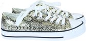 Sneaker Dylan Snakeprint Goud maat 38