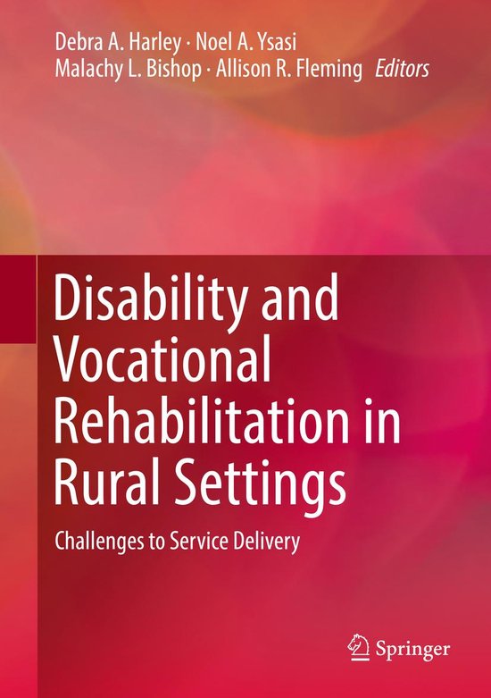 Disability and Vocational Rehabilitation in Rural Settings - cover