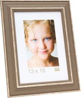 Deknudt Frames fotolijst S221F3 - bruin met naturel accent - 20x30 cm