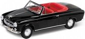 Peugeot 403 Cabriolet 1957 1:18 Welly Zwart 12551C-W