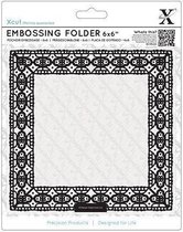 6 x 6' Embossing Folder - Lace Frame Square