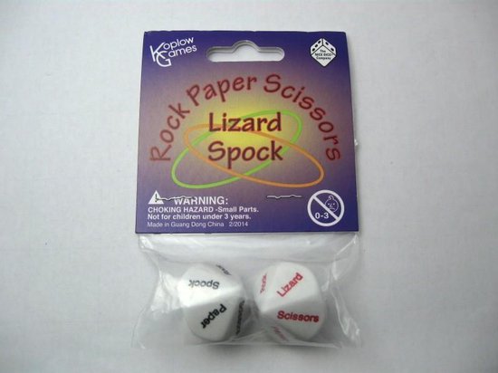 Afbeelding van het spel Rock-Paper-Scissors-Lizard-Spock dice