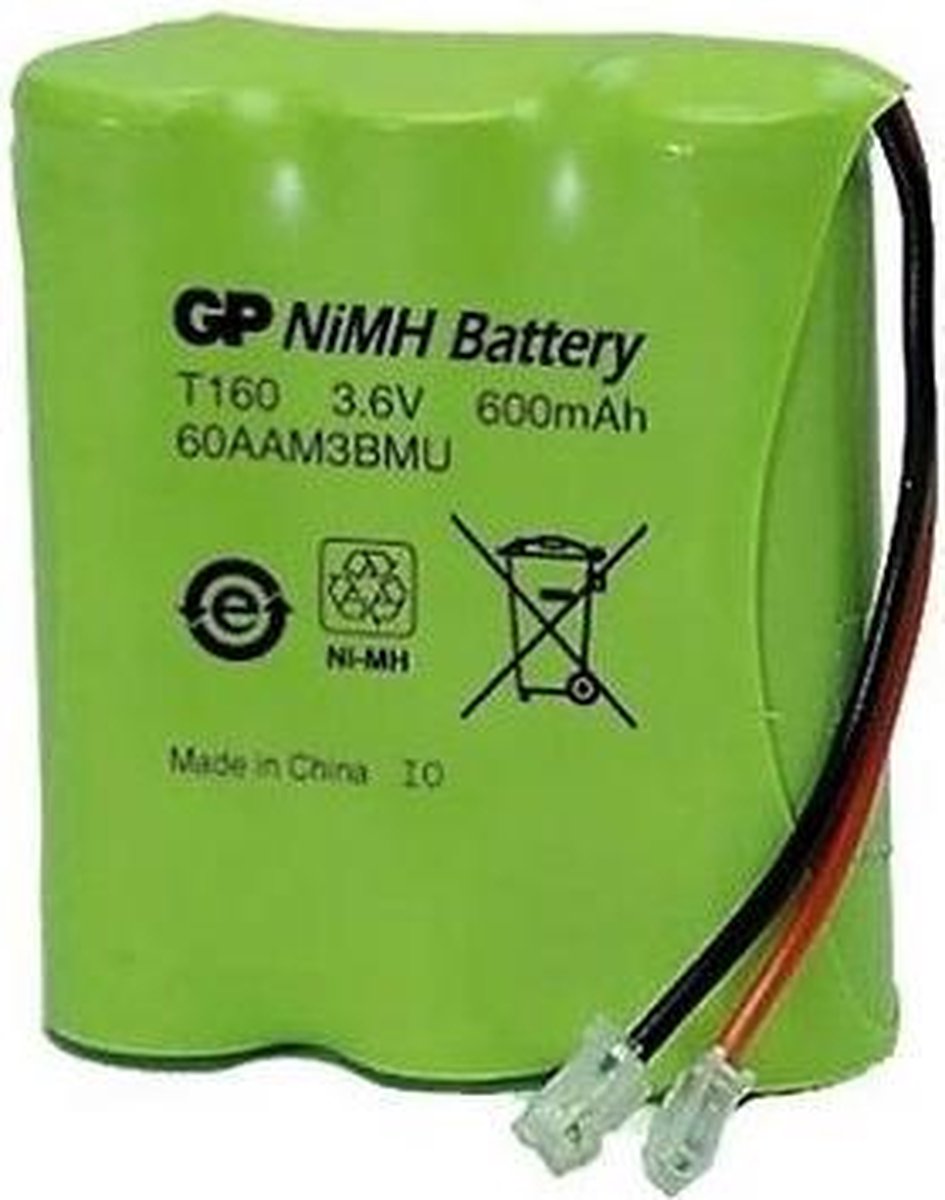 Batterij / accu 3xАA 3.6V NiMH 600mAh T160