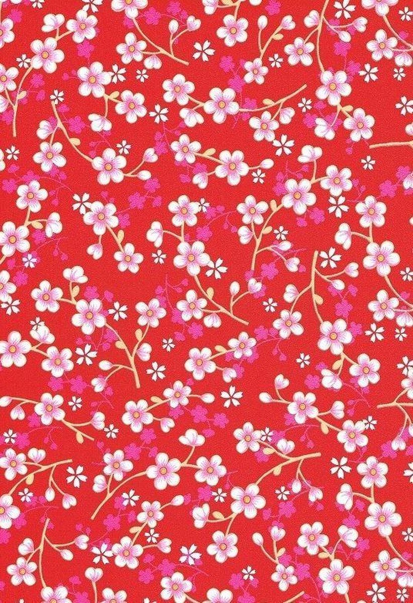Eijffinger PIP studio behang Cherry Blossom rood