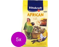 Vitakraft African Agapornidenvoer - Vogelvoer - 5 x 750 g