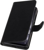 Zwart Pull-Up Booktype Hoesje voor XiaoMi Mi 8 Lite