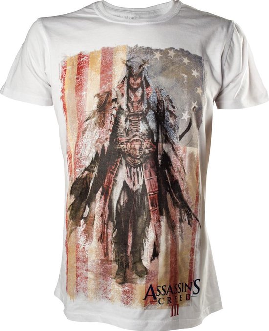 Assassins's Creed - T-Shirt Wit "Concept Art" Maat XL