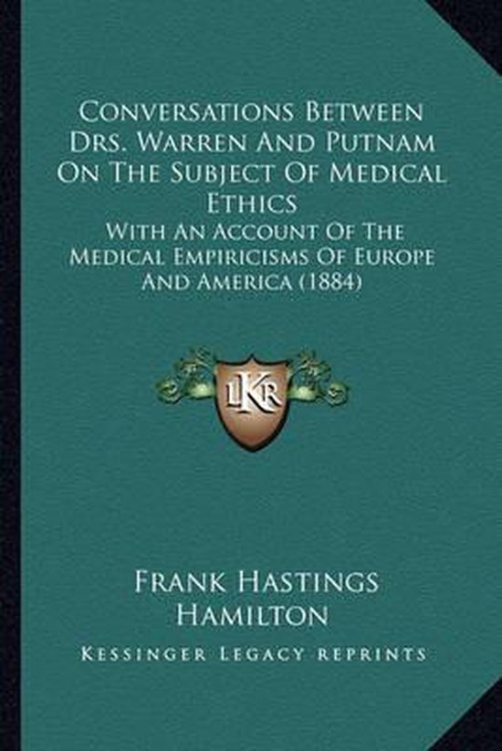 Conversations Between Drs. Warren and Putnam on the Subject  ... - cover