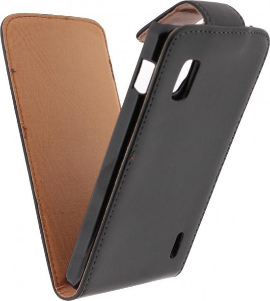 Xccess Leather Flip Case LG Optimus G E975 Black