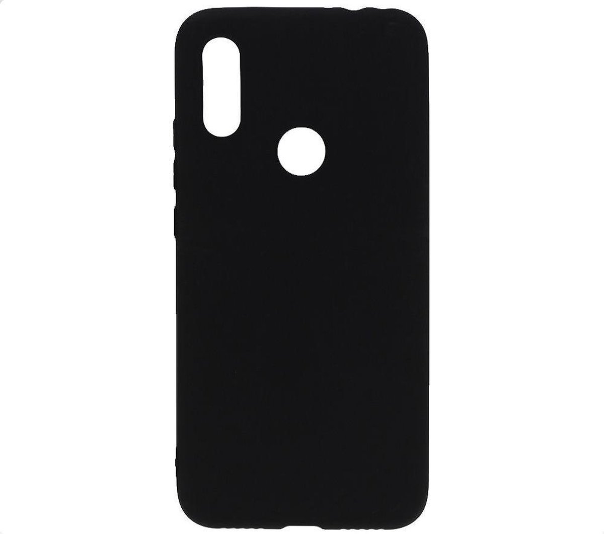Shop4 - Geschikt voor Xiaomi Redmi 7 Hoesje - Zachte Back Case Mat Zwart