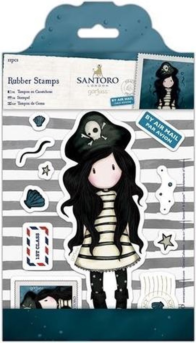 Rubber Stempels- Santoro - Zeerover