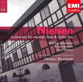 Nielsen: Concertos for clarinet, flute & violin, etc.