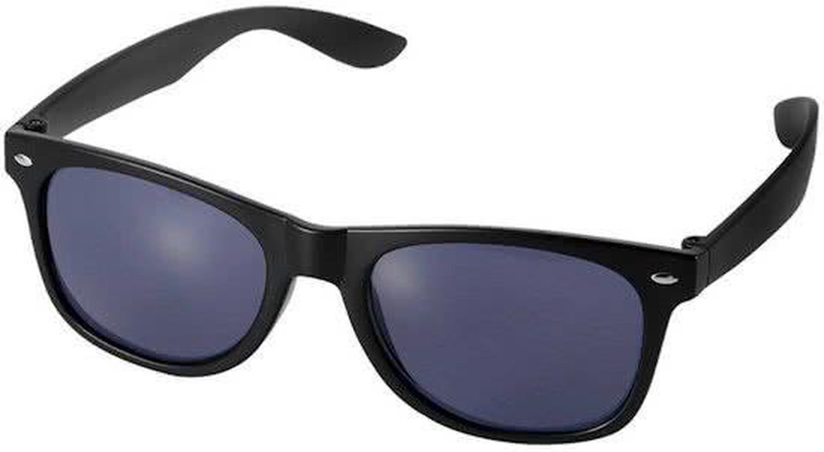 Hidzo Zonnebril Wayfarer Zwart - UV 400 - In brillenkoker