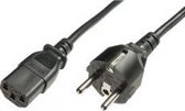 LOGON TC18 electriciteitssnoer Zwart 1,8 m Netstekker type F C13 stekker