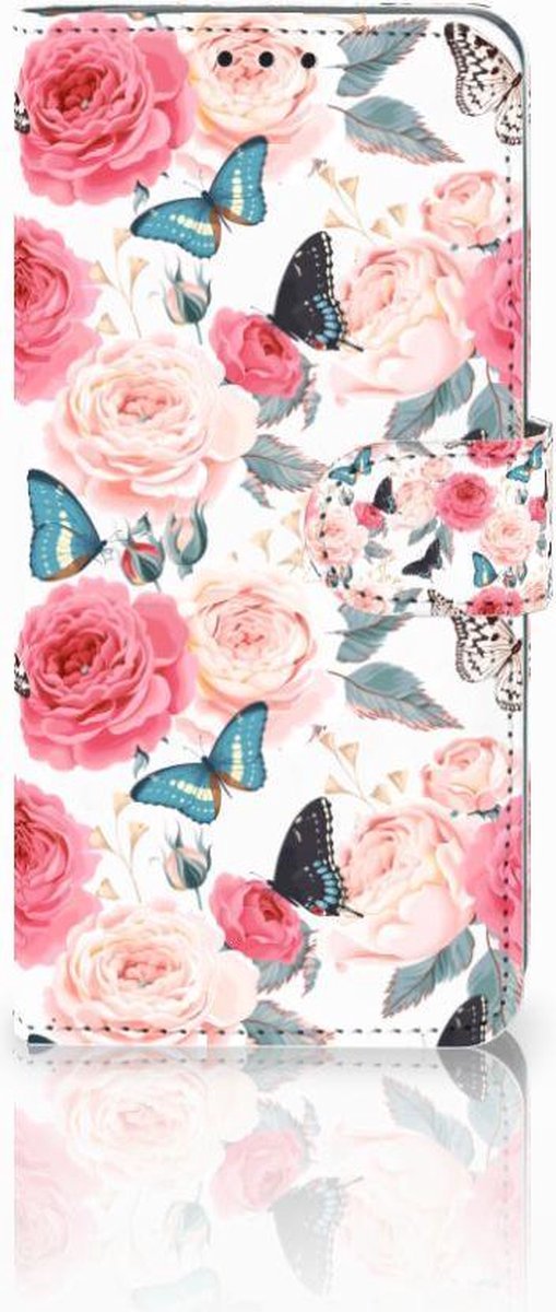 Huawei P30 Pro Hoesje Butterfly Roses