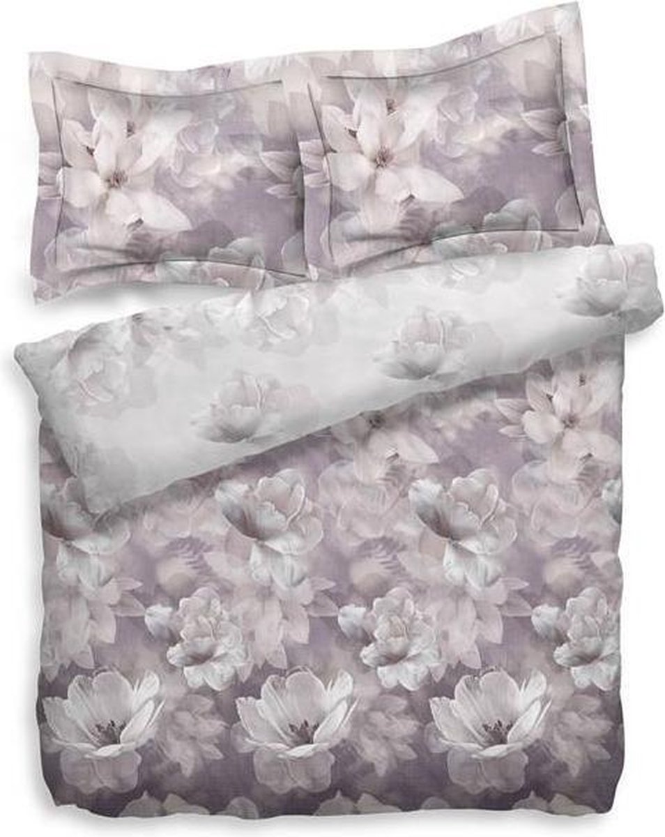 LILLY - Housse de Couette 220 x 240 cm - Imprimé Fleuri - HOME & DECO