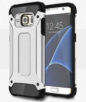 Voor Samsung Galaxy S7 Cool Armor Hoesje Zilver