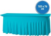 Cover Up Tafelrok Surf - 183x76cm - Turkoois