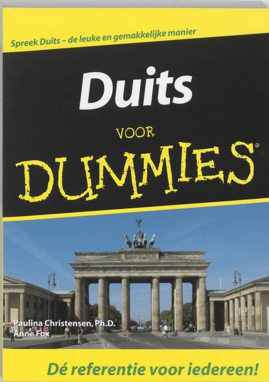 Cover van het boek 'Duits voor Dummies' van Paulina Christensen en Lars Saabye Christensen