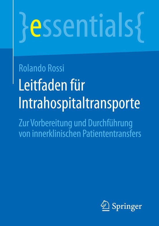 Medicine (German Language) - Leitfaden für Intrahospitaltra ... - cover