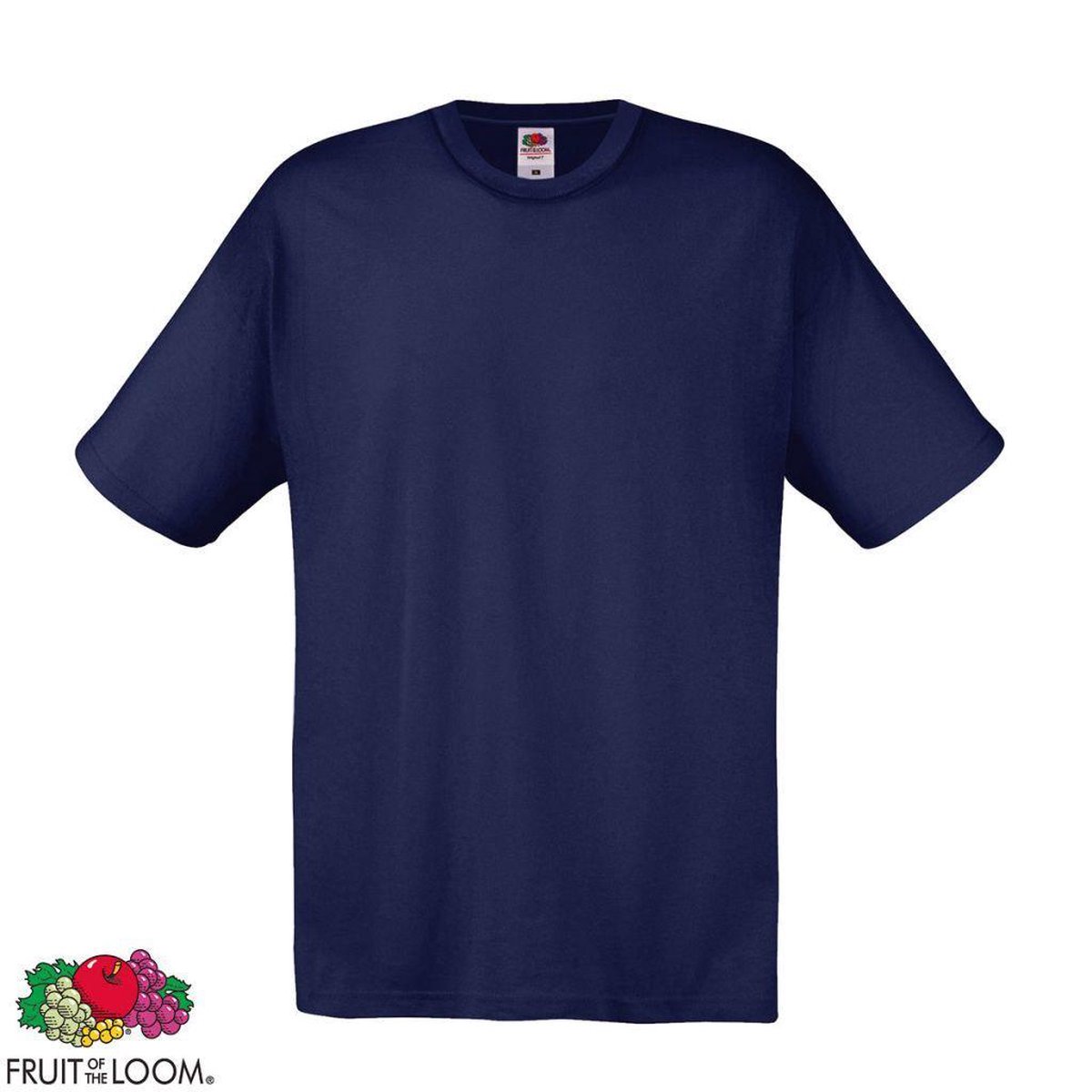 10 Fruit of the Loom Original T-shirt 100% katoen multi-kleur M | bol.com