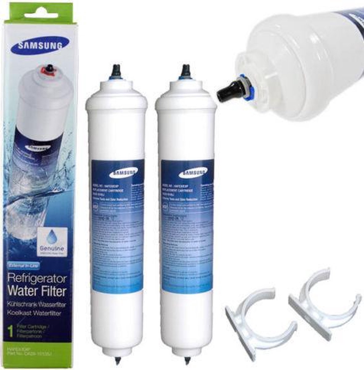 Afgeschaft Aap Voorvoegsel 2X Samsung DA29-10105J HAFEX AquaPure waterfilter HAF-EX/XAA voor Samsung  Amerikaanse... | bol.com