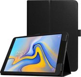 Leather Protective hoes voor Samsung Galaxy Tab A 10.5 - zwart