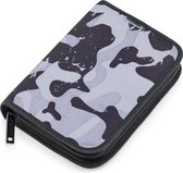 JEVA Onezip Combat - gevulde etui met camouflage print