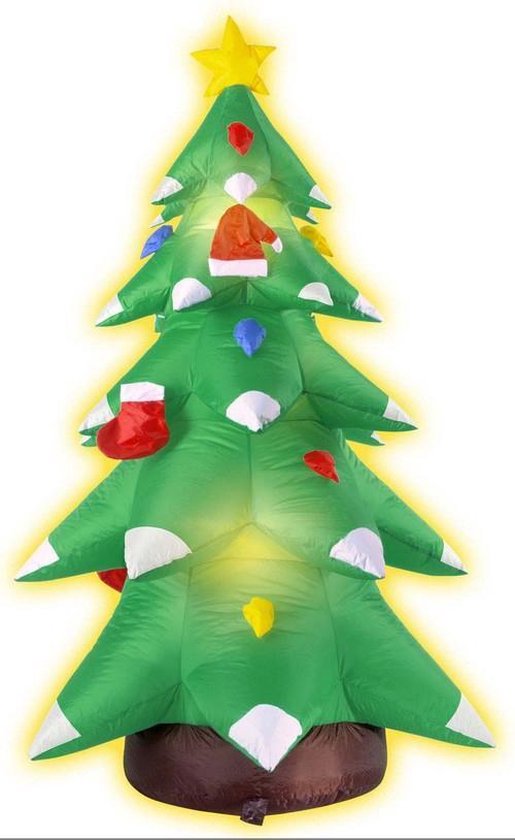 Bisschop petticoat Vier Opblaasbare kerstboom - Feestdecoratievoorwerp - One size" | bol.com
