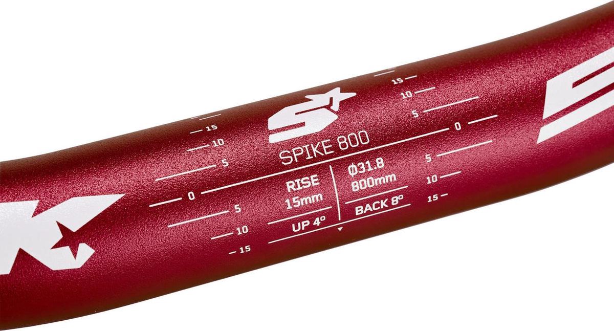 Guidon de vélo Spike 800 Race Vibrocore noir SPANK