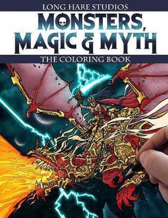 Monsters, Magic & Myth - The Coloring Book - cover