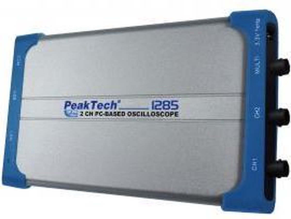 Peaktech 1285 - PC oscilloscoop - 100 MHz - 2 kanaals - 1 GS/s - USB - LAN