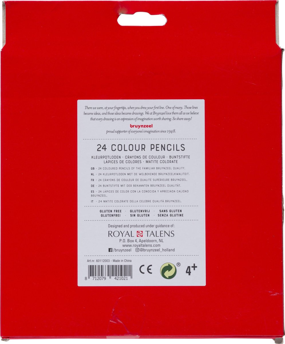 Bruynzeel Kids kleurpotloden set 24 — afbeelding 2