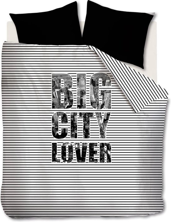 Beddinghouse Studio Big City Lover Housse de couette - Zwart - Lits jumeaux - 240x200 / 220 cm