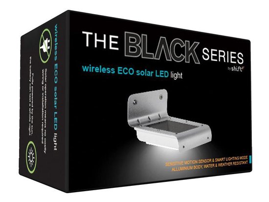 The Black Series Draadloze LED Lampjes met bewegingssensor - 2 Stuks -  Zonne-energie - RVS | bol.com