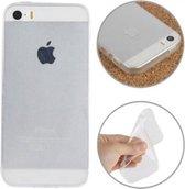 DrPhone iOS Smartphone SE / 5S / 5 TPU Siliconen Case Ultra Dun Gel Hoesje Transparant