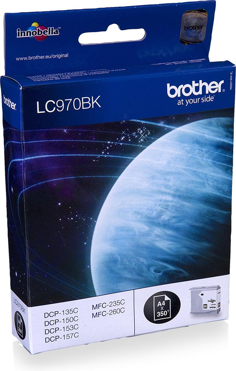 Brother LC-970BK - Inktcartridge / Zwart